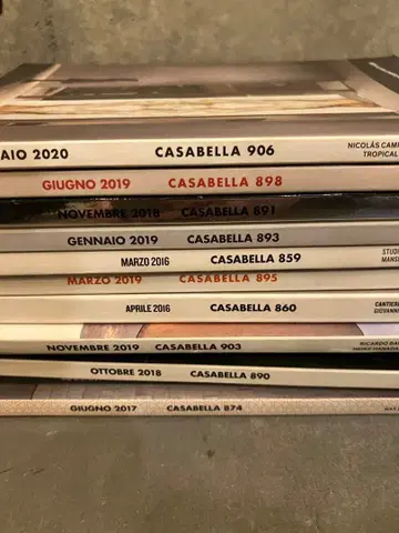 CASABELLA 카자벨라 세트 건축 외국도서 디자인 인테리어