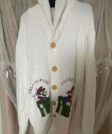 젤라또피케 닌텐도 마리오 브라더스 콜라보 가디건