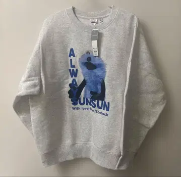 GU x 퍼펫스 헤비 웨이트 맨투맨 풀오버 XXL 사이즈