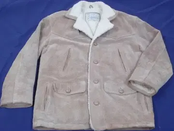 새상품급! SEAHOP 시호프 소가죽 보아 안감 자켓 스웨이드 런치 코트