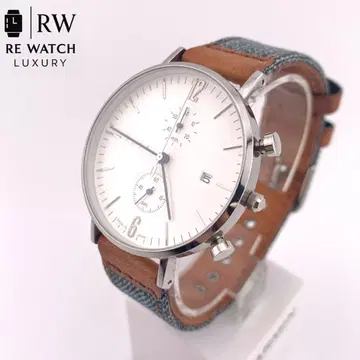 R7-4880 Knot CC-39 크로노그래프 손목시계 실버/브라운