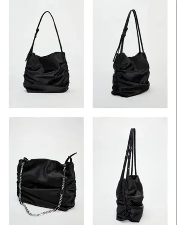 ZARA 자라 숄더백 새틴