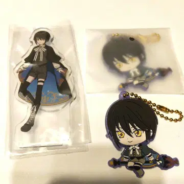 마법사의 약속 마호야쿠 화이트 아크릴 스탠드 러버 키링 3점