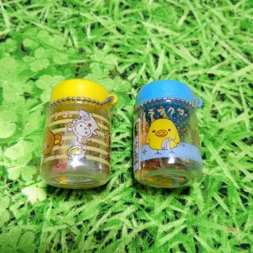 레어 리락쿠마 미니 보틀 키링 씰