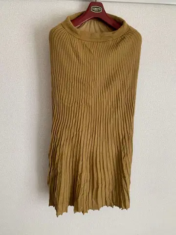 URBAN RESEARCH 플리츠 니트 스커트 프리 사이즈