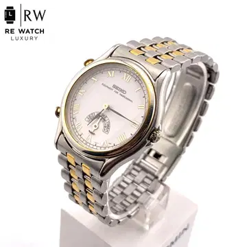 R7-4869 SEIKO 8M11-6000 쿼츠 손목시계 실버