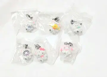 산리오 캐릭터즈 메지루시 액세서리 폭신폭신 스노우 전 6종 세트