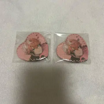 니지산지 Melty Valentine 랜덤 하트형 캔뱃지 아카기 웬