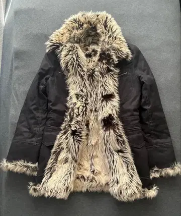 니콜 클럽 퍼 데님 코트 사이즈 46