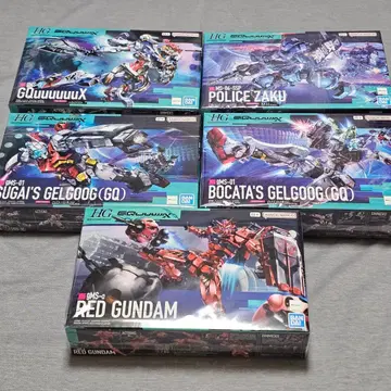 HG 1/144 기동전사 건담 GQuuuuuuX 지크 액스 5종
