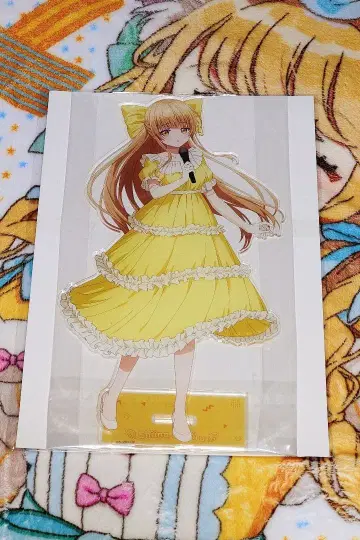 제비뽑기당 시이나 마히루 특대형 아크릴 스탠드 옆집 천사님 프릴 드레스