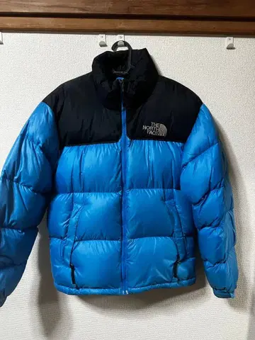 THE NORTH FACE 다운 자켓 S 사이즈 파랑/블랙