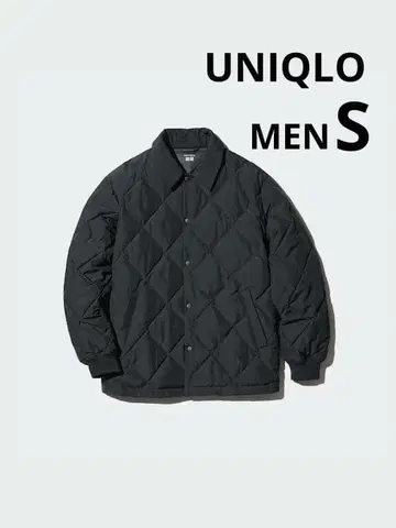 유니클로 퍼프테크 퀼팅 자켓 블랙 S