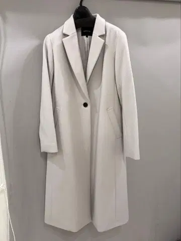 UNTITLED 싱글 버튼 롱 코트 사이즈 2