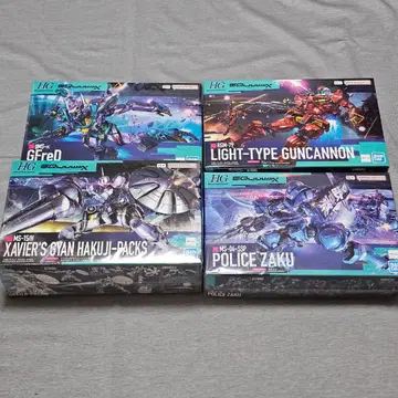 HG 1/144 기동전사 건담 GQuuuuuuX 지크 액스 4종