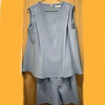 FRAY I.D 숏팬츠 콤비네이즌 파랑