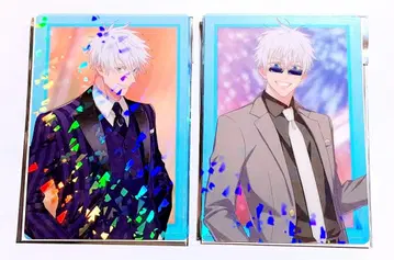 주술회전 팬파레 환영야행본점 클리어 카드 고죠 2종류