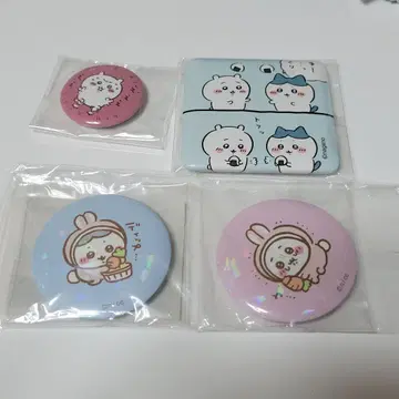 치이카와 (먼작귀) 나가노의 곰 해피 백 2023 토끼띠 캔뱃지 하치와레