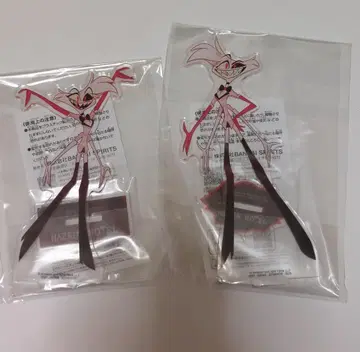 해즈빈 호텔에 오신 것을 환영합니다 스탠드 포함 아크릴 플레이트 엔젤