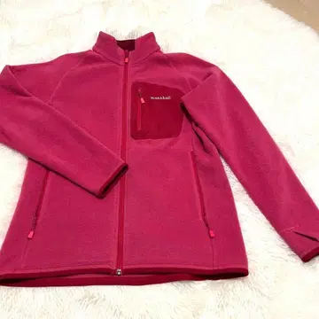 신 mont-bell 플리스 레드 핑크 XL