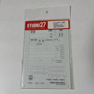 스튜디오27 데칼 타미야 프라모델 하이테크 데칼
