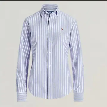 새상품급 슬림 핏 스트라이프 옥스퍼드 셔츠