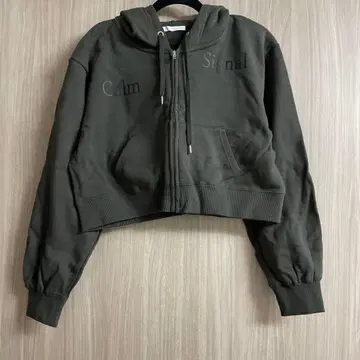 [ 미사용품!! ] Firsthand 후드 부착 숏 기장 후드티