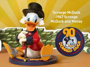 POP MART 도날드 90주년 스크루지 맥덕 피규어