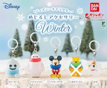 디즈니 메지루시 액세서리 스노우 기스 베이맥스 미키 제로 4점