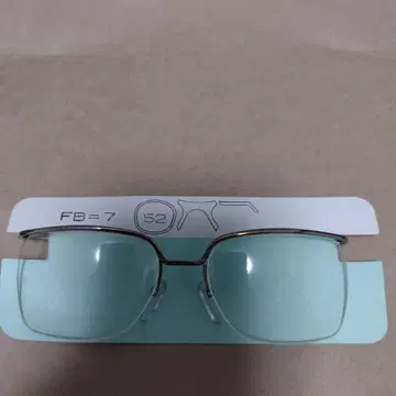 FB=7 빈티지 메탈 프레임 52 사이즈 안경 데드 일본제