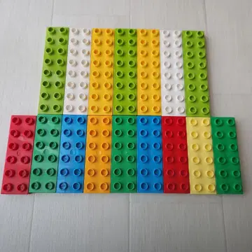 레고 듀플로 얇은 롱 블록