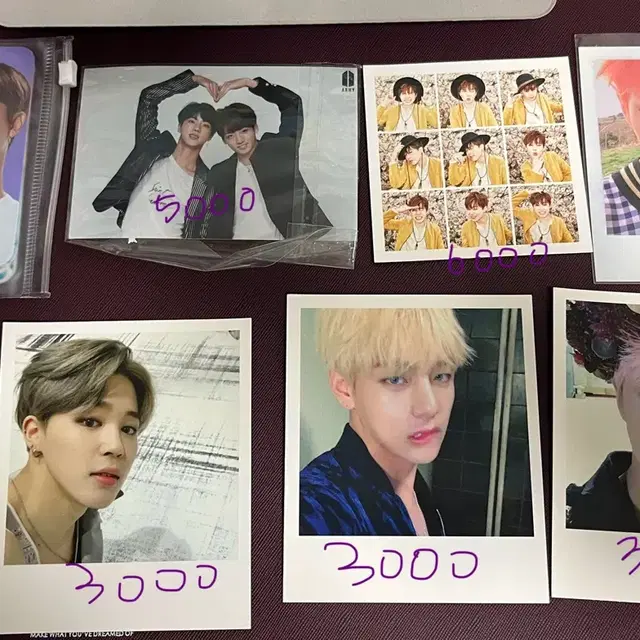 방탄소년단 앨범포카 아미부스 포카 배라 포카