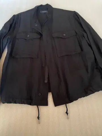 ships 블랙 밀리터리 자켓 M