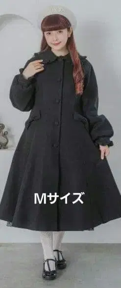 m petit 아오키 미사코 코트 블랙 M 사이즈