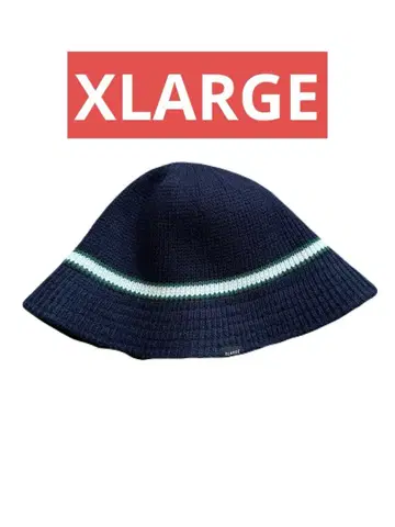 [ 새상품급 ] XLARGE 엑스라지 니트 햇 네이비