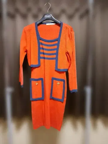 초특가 miss ashida 오렌지 네이비 크리스마스 셋업