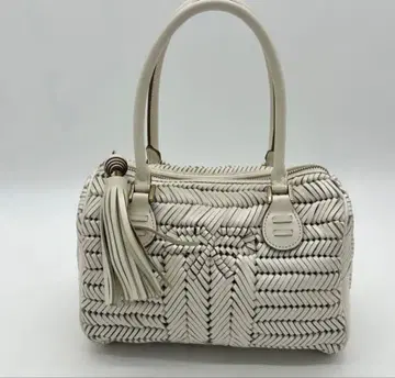 새상품급 레어 안야 힌드마치 미니 보스턴 인트레차트 화이트