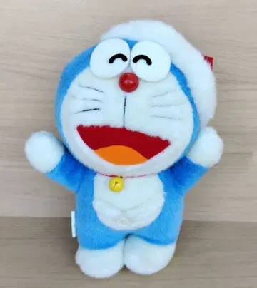 도라에몽 산타 봉제 인형 높이 약 26.5cm