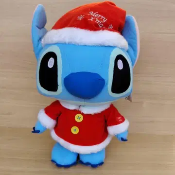 스티치 산타 봉제 인형 높이 약 36cm