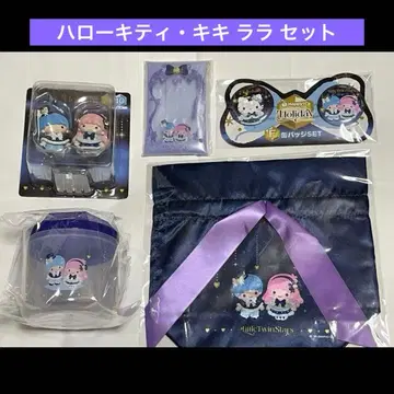 5세트 키티 키키라라 피규어 외 산리오 happy복권 제일복권