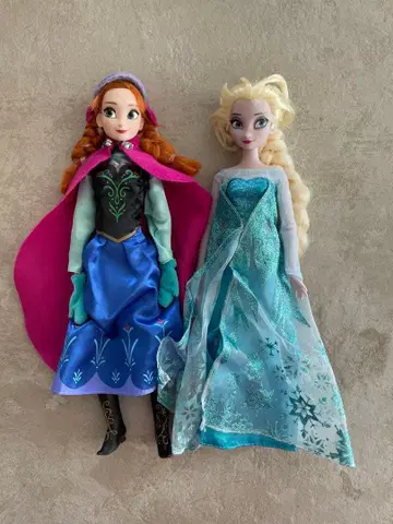 겨울왕국 클래식 인형 안나 엘사 2체 세트