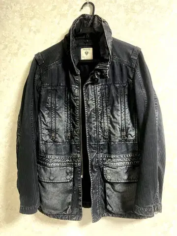 SURPLUS + PLUS 블랙 데님 자켓 서플러스