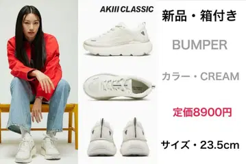 2 [새상품 박스 포함] 아키클래식/BUMPER 스니커즈/23.5cm