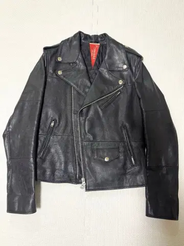 [ THIRDDA ] 천연 가죽 라이더 자켓