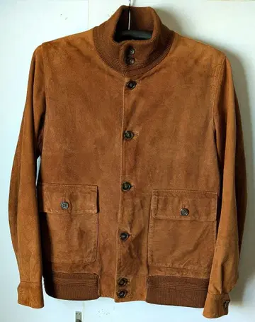 Cinquanta  브라운 스웨이드 발스타 자켓
