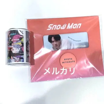 SnowMan 롤 스티커 캔뱃지 미야타테 료타 세트 캔뱃지 2025