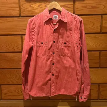 PORKYS 포키즈 빨간색 샴브레이 셔츠 XL