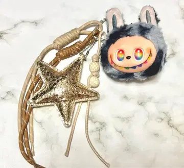 백참 키링 블랙 골드