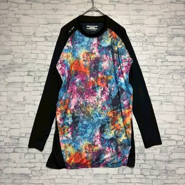 [워크맨] 이너 셔츠 (L) 멀티 컬러 그라데이션 긴팔 새상품급