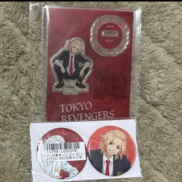 도쿄 리벤저스 사노 만지로 아크릴 스탠드 캔뱃지 세트